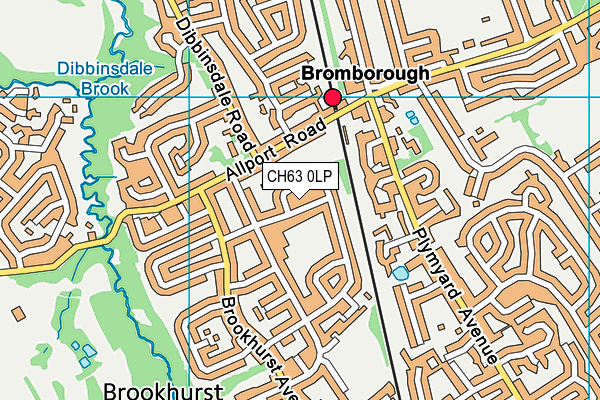 CH63 0LP map - OS VectorMap District (Ordnance Survey)