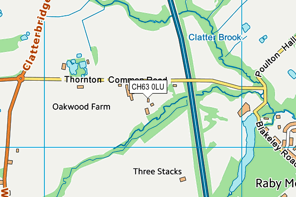 CH63 0LU map - OS VectorMap District (Ordnance Survey)