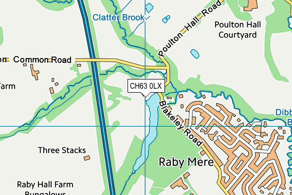 CH63 0LX map - OS VectorMap District (Ordnance Survey)