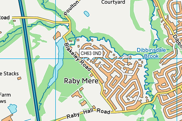 CH63 0ND map - OS VectorMap District (Ordnance Survey)