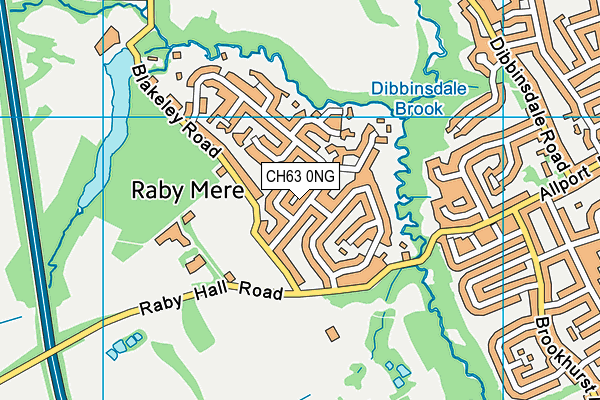 CH63 0NG map - OS VectorMap District (Ordnance Survey)