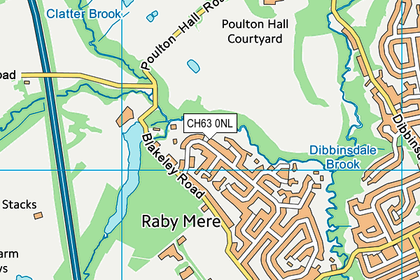 CH63 0NL map - OS VectorMap District (Ordnance Survey)