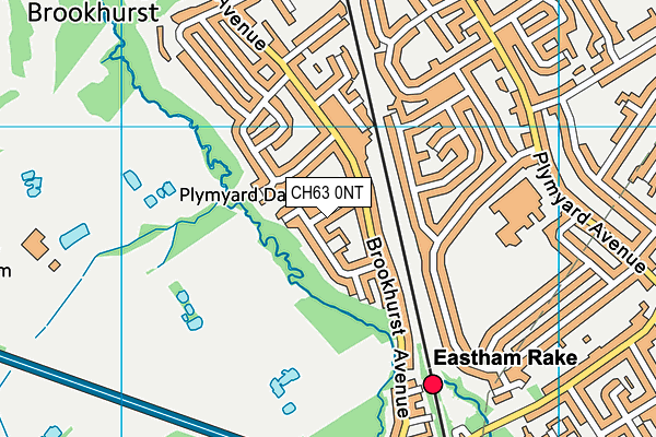 CH63 0NT map - OS VectorMap District (Ordnance Survey)