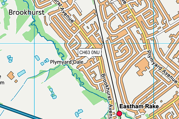 CH63 0NU map - OS VectorMap District (Ordnance Survey)