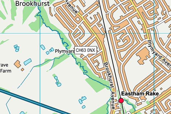CH63 0NX map - OS VectorMap District (Ordnance Survey)