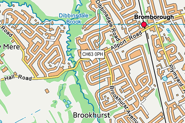 CH63 0PH map - OS VectorMap District (Ordnance Survey)