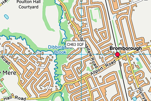 CH63 0QF map - OS VectorMap District (Ordnance Survey)