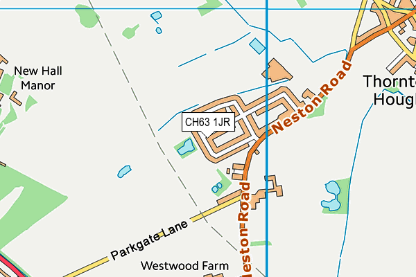 CH63 1JR map - OS VectorMap District (Ordnance Survey)