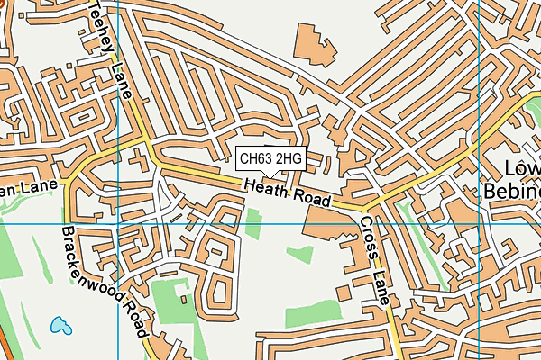 CH63 2HG map - OS VectorMap District (Ordnance Survey)