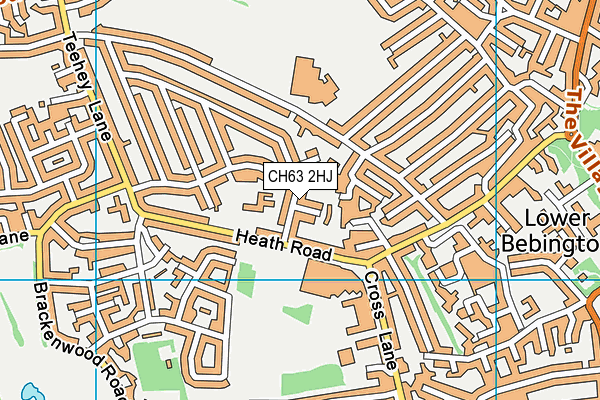 CH63 2HJ map - OS VectorMap District (Ordnance Survey)
