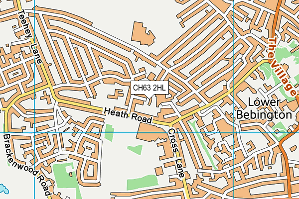 CH63 2HL map - OS VectorMap District (Ordnance Survey)