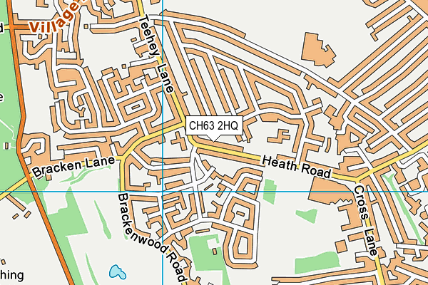 CH63 2HQ map - OS VectorMap District (Ordnance Survey)