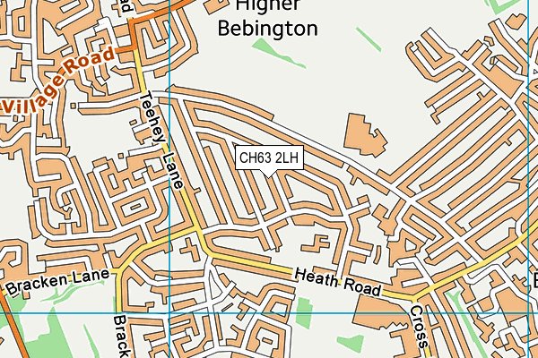 CH63 2LH map - OS VectorMap District (Ordnance Survey)
