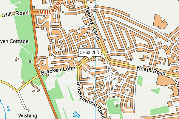 CH63 2LR map - OS VectorMap District (Ordnance Survey)