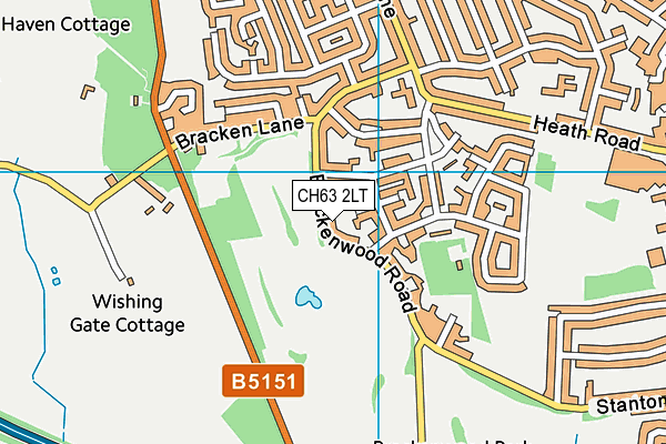 CH63 2LT map - OS VectorMap District (Ordnance Survey)