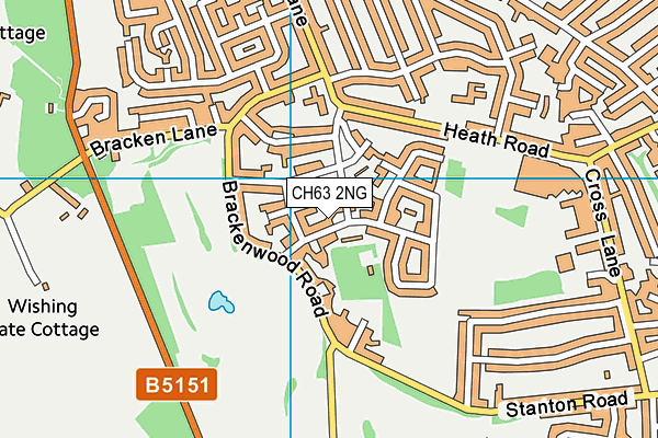 CH63 2NG map - OS VectorMap District (Ordnance Survey)