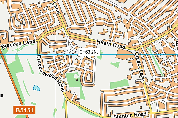CH63 2NJ map - OS VectorMap District (Ordnance Survey)