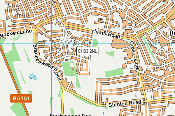 CH63 2NL map - OS VectorMap District (Ordnance Survey)