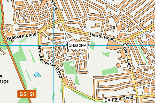 CH63 2NP map - OS VectorMap District (Ordnance Survey)