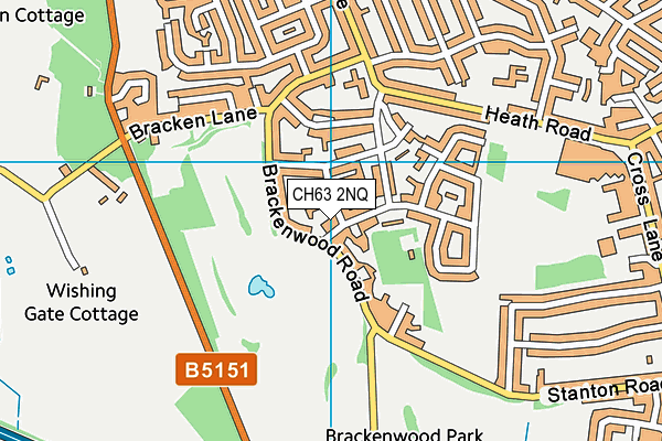 CH63 2NQ map - OS VectorMap District (Ordnance Survey)