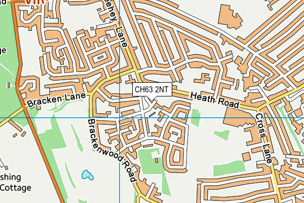 CH63 2NT map - OS VectorMap District (Ordnance Survey)