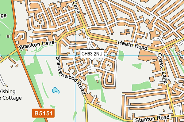 CH63 2NU map - OS VectorMap District (Ordnance Survey)