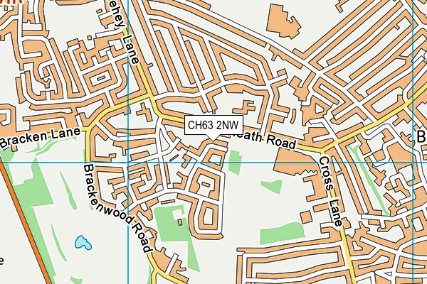 CH63 2NW map - OS VectorMap District (Ordnance Survey)