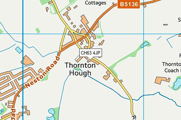 CH63 4JP map - OS VectorMap District (Ordnance Survey)