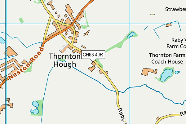 CH63 4JR map - OS VectorMap District (Ordnance Survey)