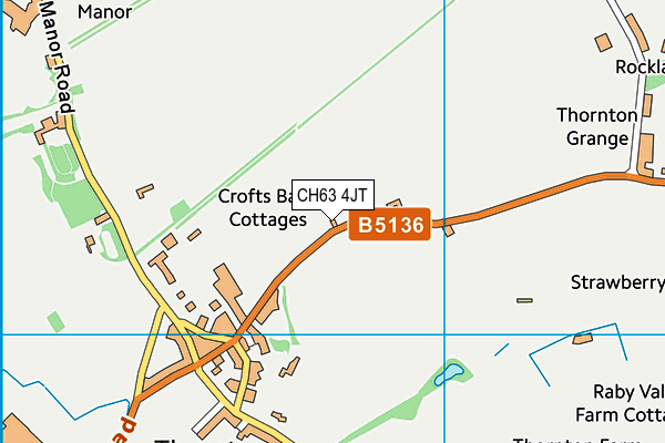 CH63 4JT map - OS VectorMap District (Ordnance Survey)