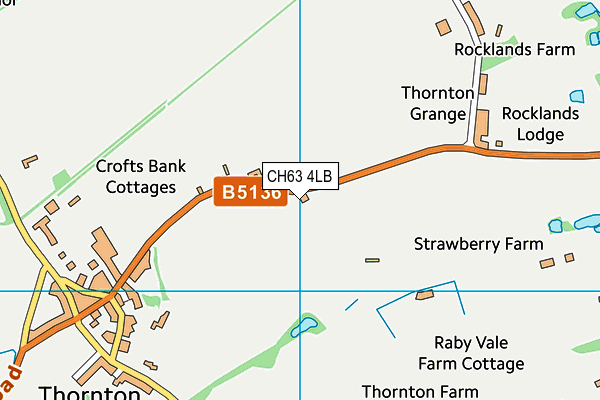 CH63 4LB map - OS VectorMap District (Ordnance Survey)