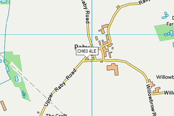 CH63 4LE map - OS VectorMap District (Ordnance Survey)