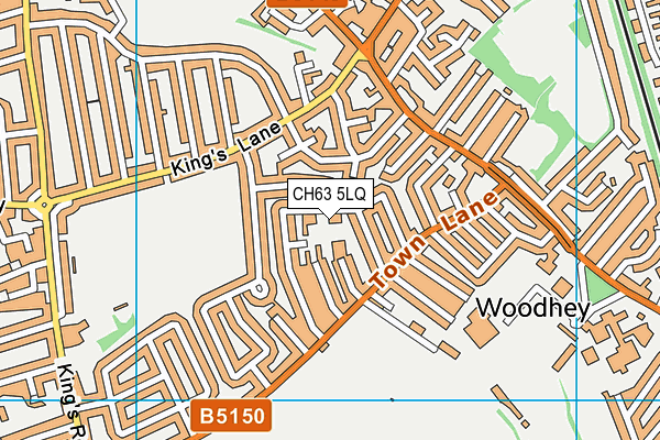 CH63 5LQ map - OS VectorMap District (Ordnance Survey)