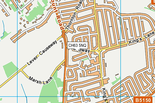 CH63 5NQ map - OS VectorMap District (Ordnance Survey)