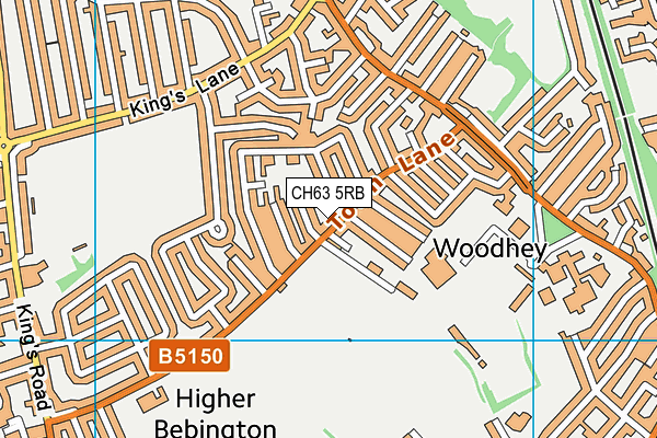 CH63 5RB map - OS VectorMap District (Ordnance Survey)