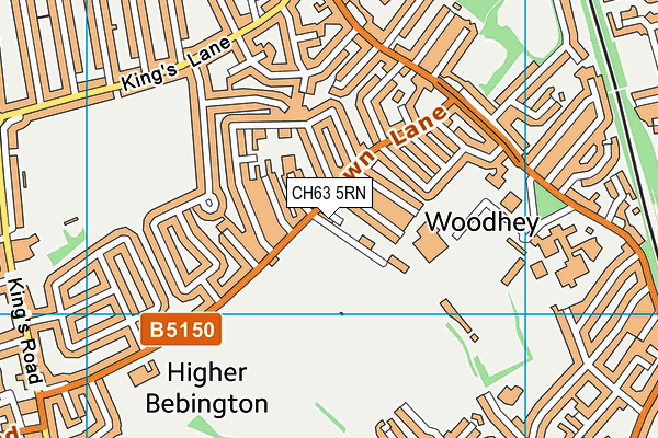 CH63 5RN map - OS VectorMap District (Ordnance Survey)