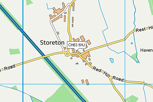 CH63 6HJ map - OS VectorMap District (Ordnance Survey)