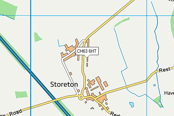 CH63 6HT map - OS VectorMap District (Ordnance Survey)