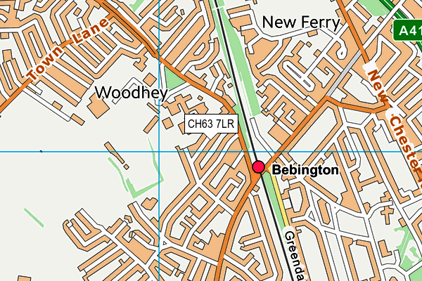 CH63 7LR map - OS VectorMap District (Ordnance Survey)