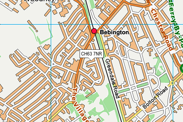 CH63 7NR map - OS VectorMap District (Ordnance Survey)