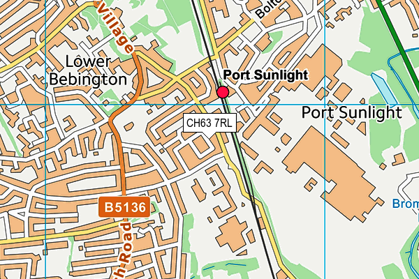 CH63 7RL map - OS VectorMap District (Ordnance Survey)