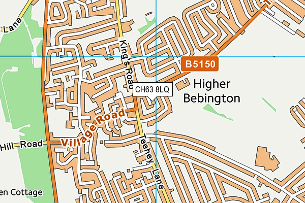 CH63 8LQ map - OS VectorMap District (Ordnance Survey)