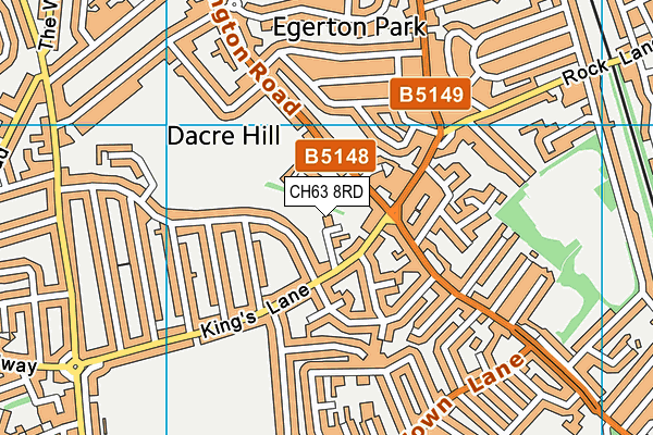 CH63 8RD map - OS VectorMap District (Ordnance Survey)