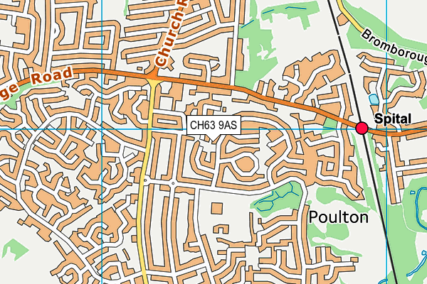 CH63 9AS map - OS VectorMap District (Ordnance Survey)