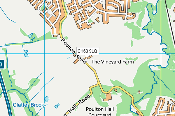 CH63 9LQ map - OS VectorMap District (Ordnance Survey)