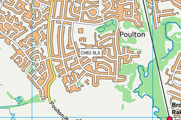 CH63 9LX map - OS VectorMap District (Ordnance Survey)