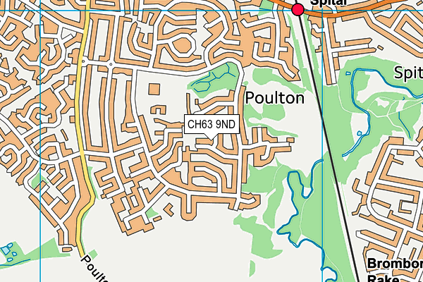 CH63 9ND map - OS VectorMap District (Ordnance Survey)