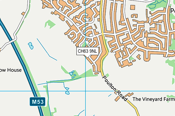 CH63 9NL map - OS VectorMap District (Ordnance Survey)