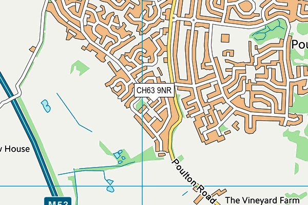 CH63 9NR map - OS VectorMap District (Ordnance Survey)