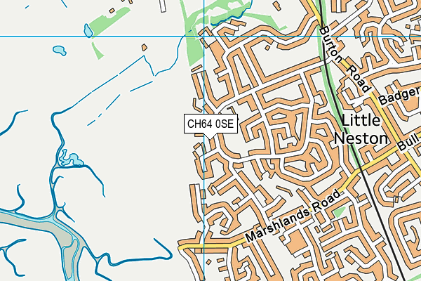 CH64 0SE map - OS VectorMap District (Ordnance Survey)